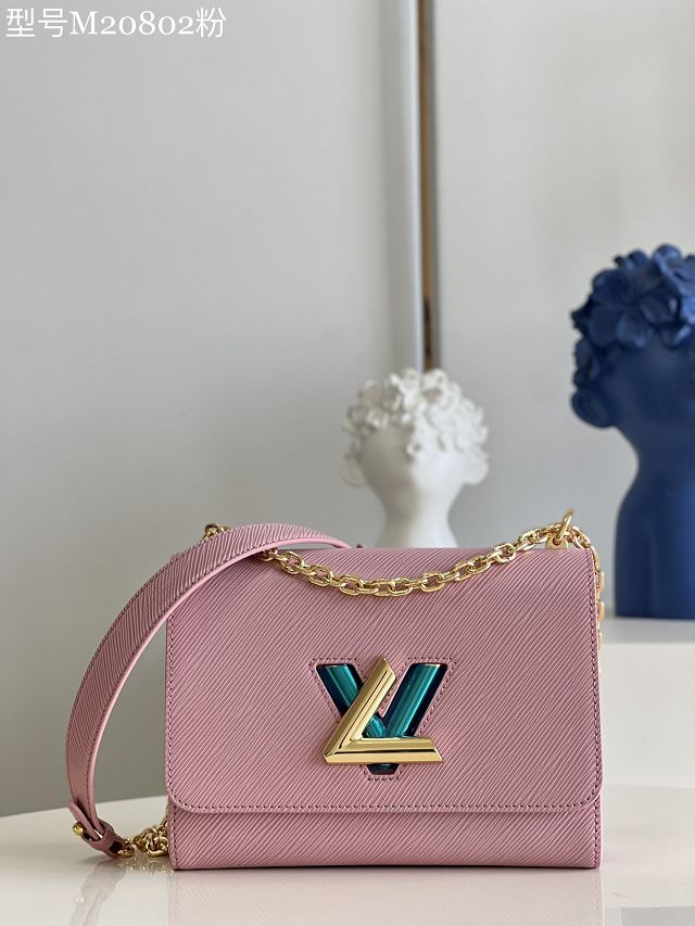 Louis vuitton original epi leather twist mm M20800 pink