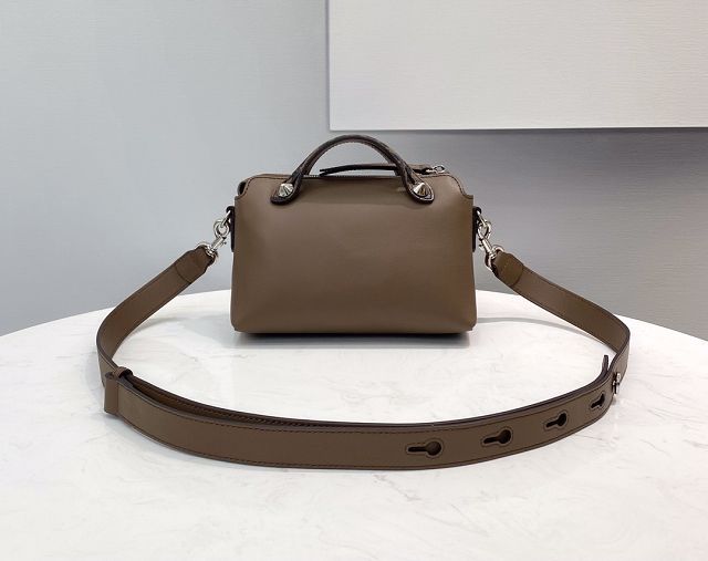 Fendi original calfskin mini by the way boston bag 8BL145 coffee