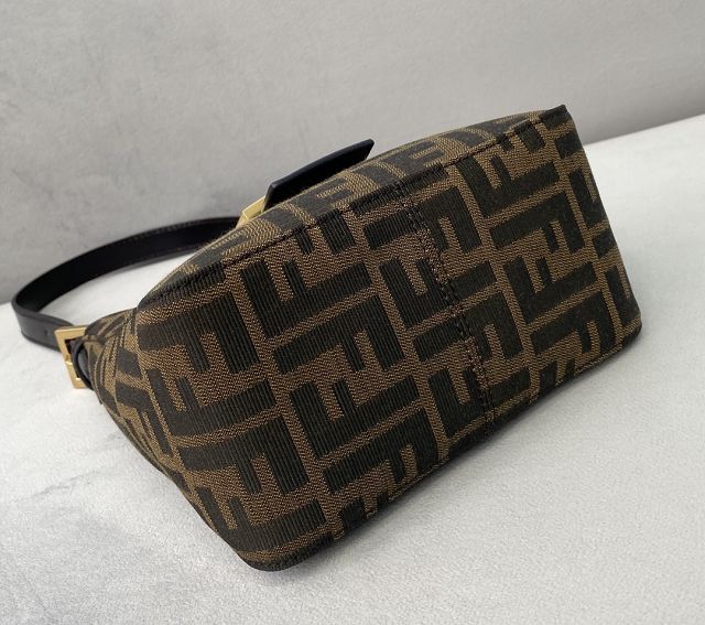 Fendi original fabric small shoulder bag 8BR317 brown