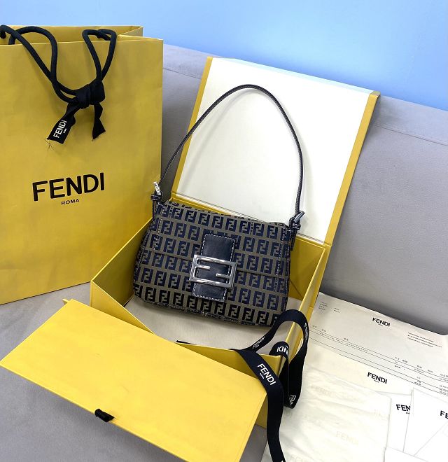 Fendi original fabric mini shoulder bag 8BR352 blue