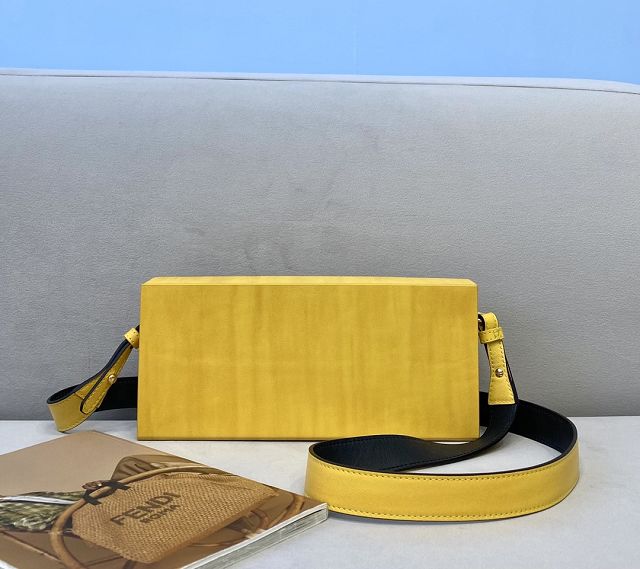 Fendi original suede medium case 7VV132 yellow