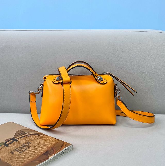 Fendi original calfskin mini by the way boston bag 8BL145 yellow