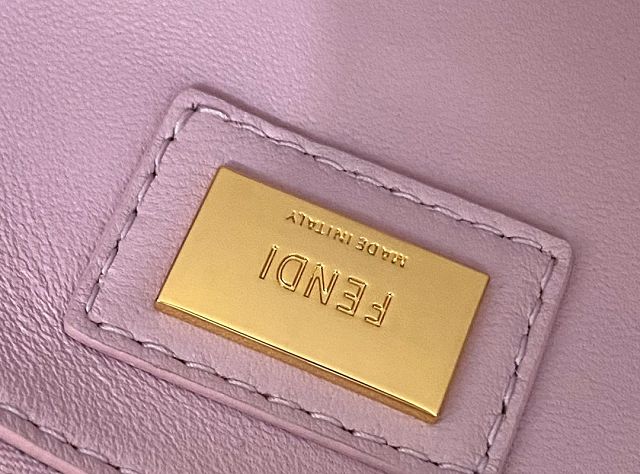 Fendi original lambskin small peekaboo bag 8BN244 light purple