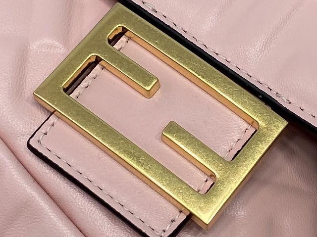 Fendi original lambskin medium baguette bag 8BR600 pink