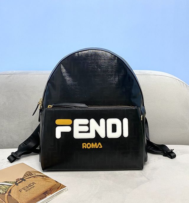 Fendi fabric medium backpack 8BZ031 black