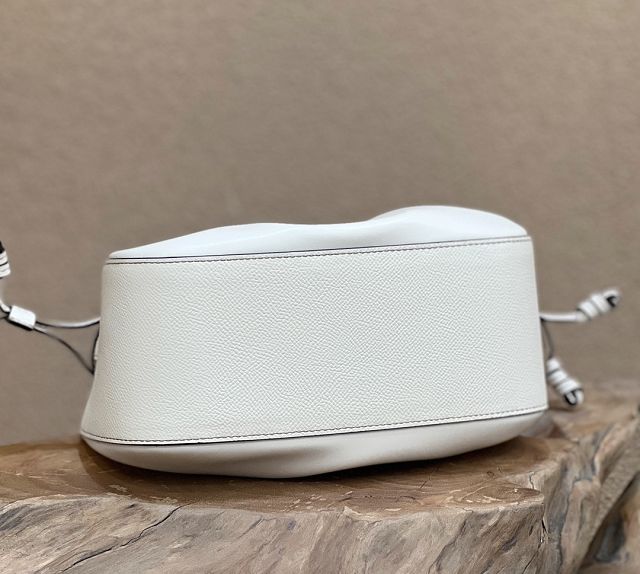 Fendi original calfskin mini pomodorino bag 8BS059 white