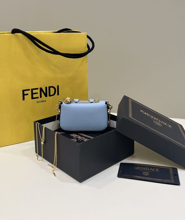 Fendi original lambskin nano baguette charm 7AS095 