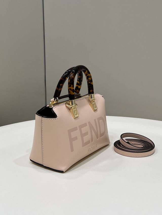 Fendi original calfskin mini by the way boston bag 8BS067 pink