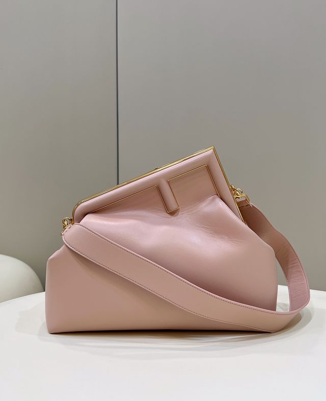 Fendi original lambskin medium first bag 8BP127 pink