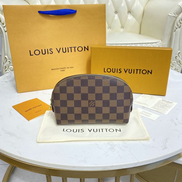 Louis vuitton original damier ebene cosmetic pouch N47516