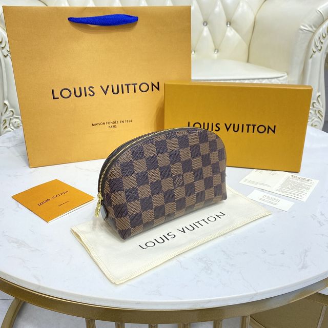 Louis vuitton original damier ebene cosmetic pouch N47516