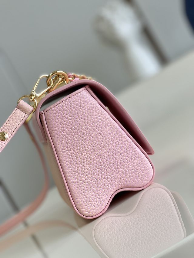 Louis vuitton original grained calfskin twist pm M50332 pink