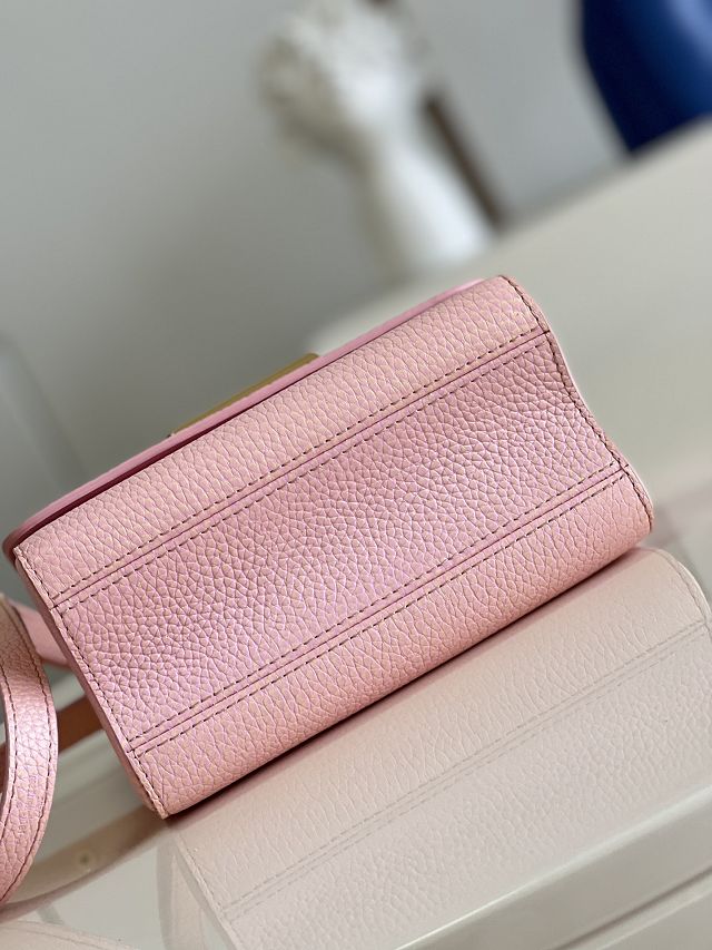 Louis vuitton original grained calfskin twist pm M50332 pink