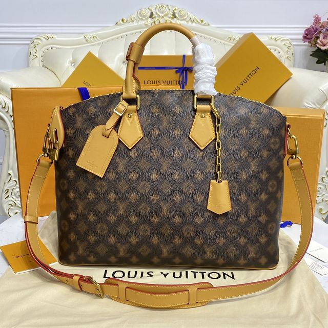 2022 Louis vuitton original monogram canvas lock it handbag M45240