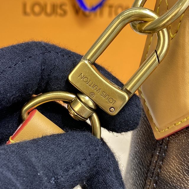 2022 Louis vuitton original monogram canvas lock it handbag M45240