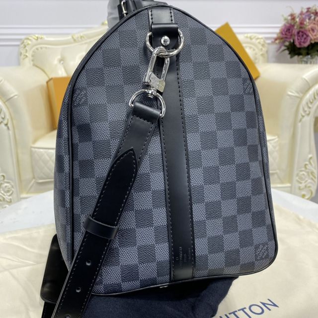 Louis vuitton original damier graphite keepall 45 bag N41418