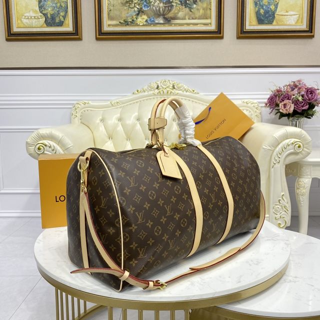 Louis vuitton original monogram canvas keepall 55 bag M41414