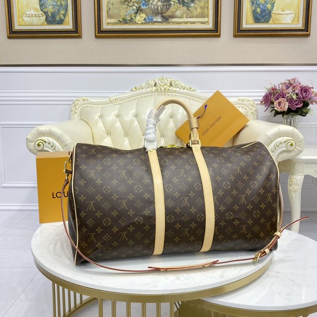 Louis vuitton original monogram canvas keepall 55 bag M41414