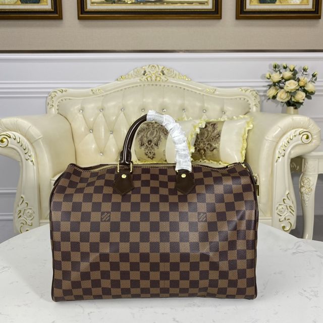 Louis vuitton original damier ebene speedy 35 N41363(no strap)