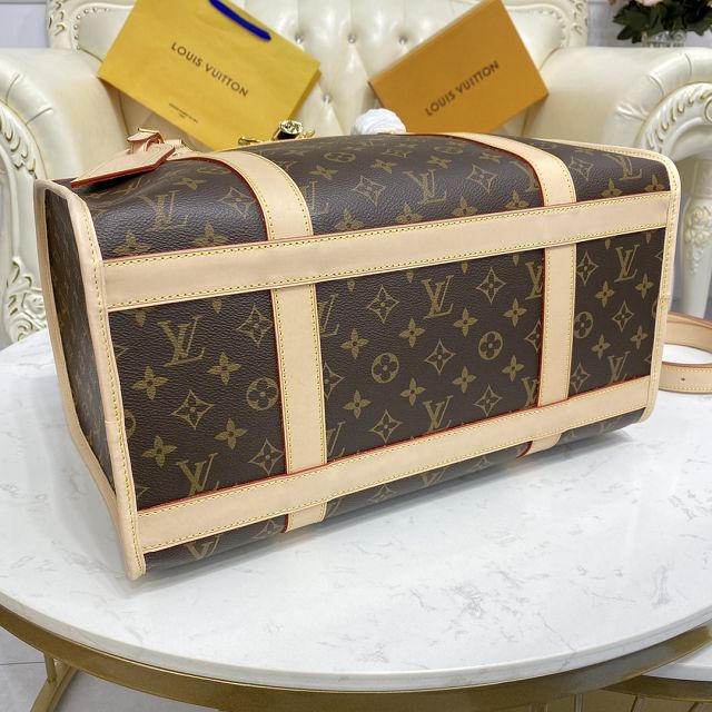 Louis vuitton original monogram canvas dog carrier 40 M42024