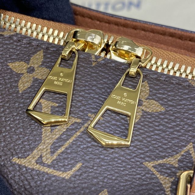 Louis vuitton original monogram soufflot handbag mm M44817 caramel