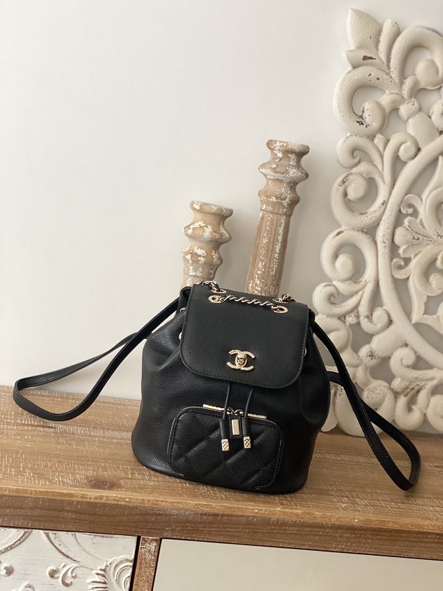 CC original grained calfskin mini backpack AS3530 black