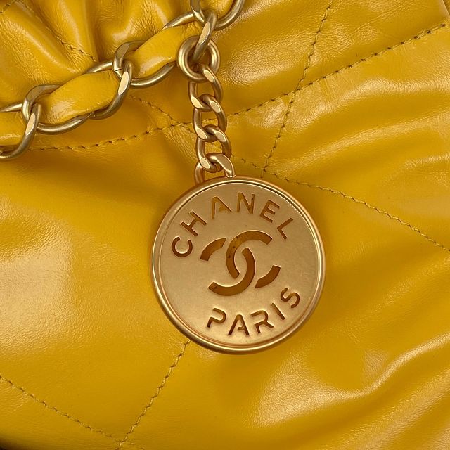 CC original calfskin 22 medium handbag AS3261 yellow