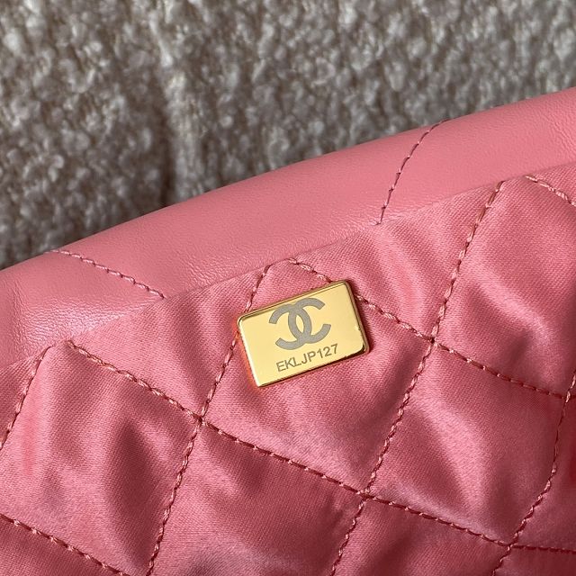  CC original calfskin 22 small handbag AS3260 pink