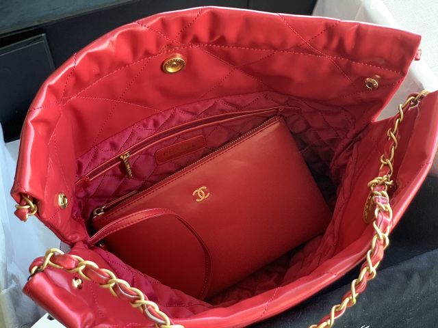  CC original calfskin 22 small handbag AS3260 red