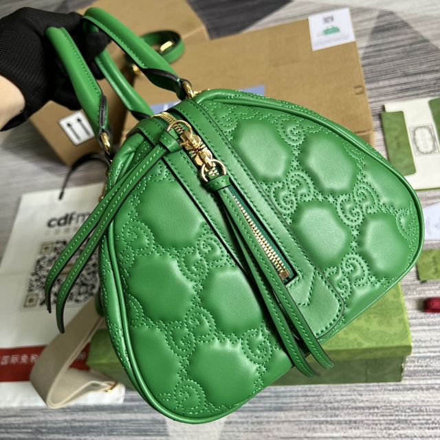 GG original matelasse leather medium bag 702242 green