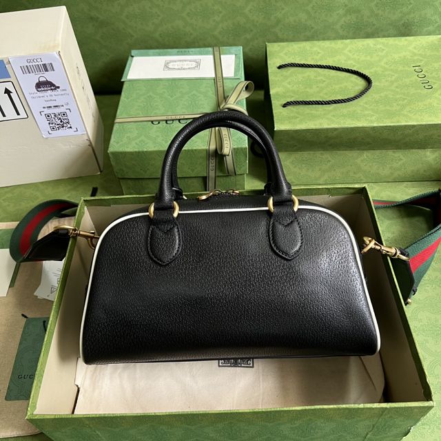2022 GG original calfskin mini duffle bag 702397 black