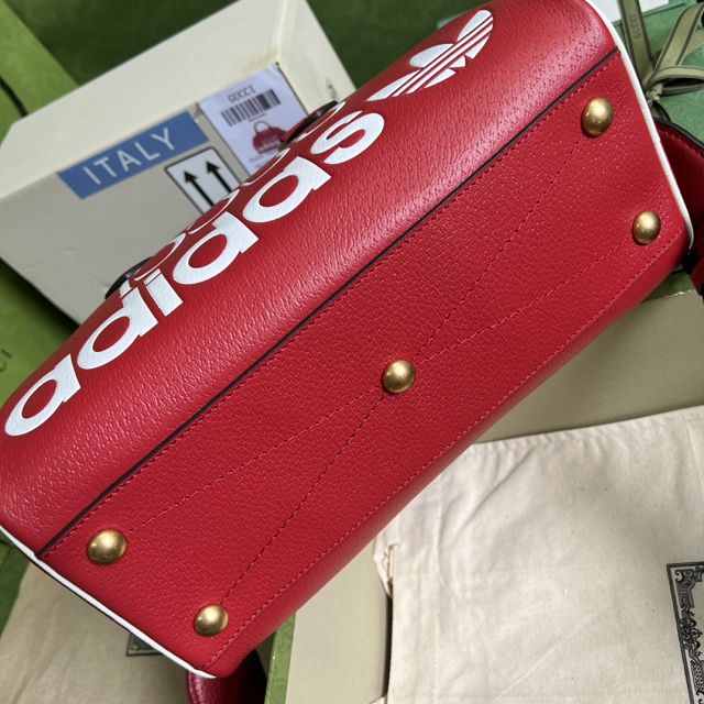 GG original calfskin mini duffle bag 702397 red