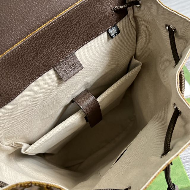 GG original canvas medium backpack 495563 brown