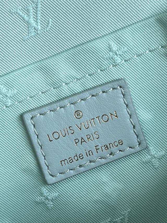 Louis vuitton original calfskin alma BB handbag M20855 water green