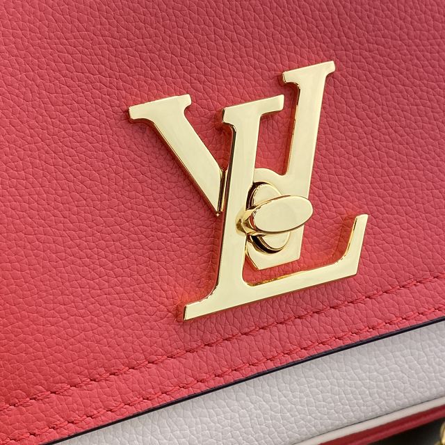 Louis vuitton original calfskin lockme tender bag M20614 red