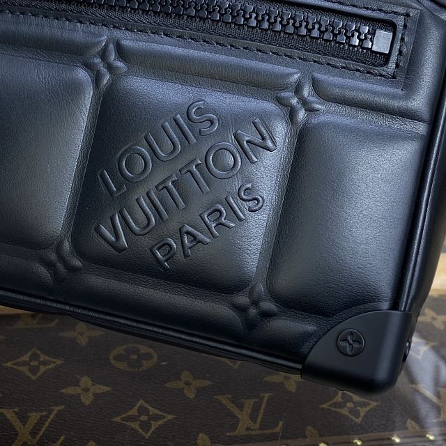 2022 Louis vuitton original calfskin mini soft trunk M81611 black