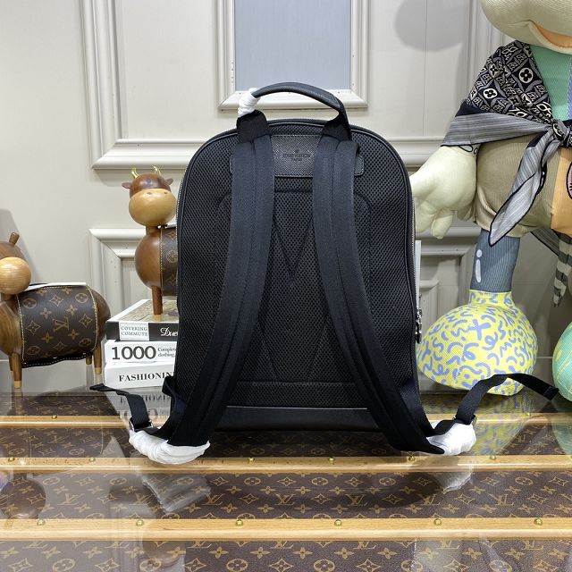 Louis vuitton original taiga leather adrian backpack M30857 black