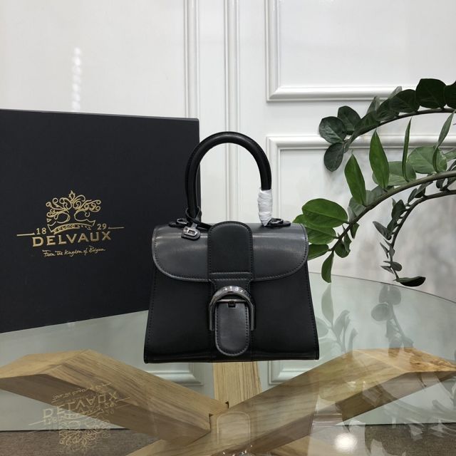 Delvaux original box calfskin brillant mini bag AA0406 allblack