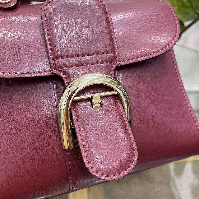 Delvaux original box calfskin brillant mini bag AA0406 bordeaux