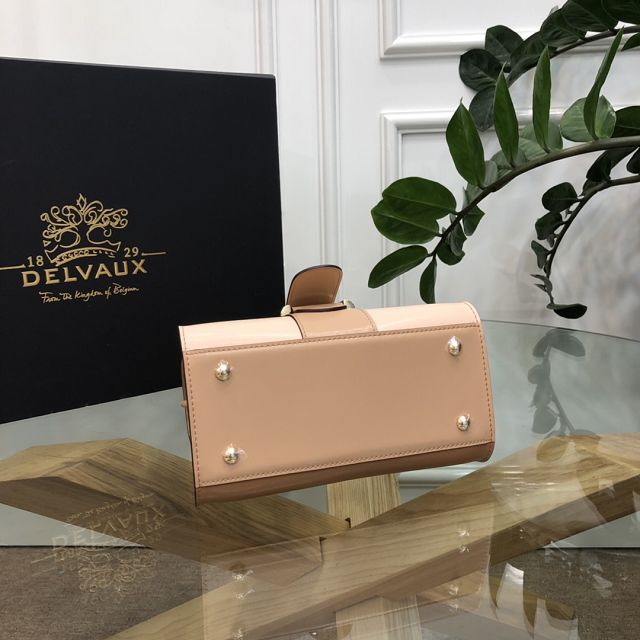 Delvaux original box calfskin brillant mini bag AA0406 brown&beige