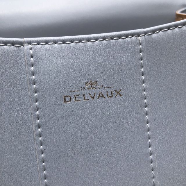 Delvaux original box calfskin brillant mini bag AA0406 ice blue