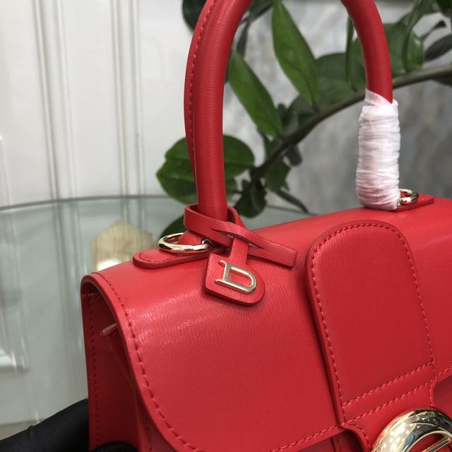 Delvaux original box calfskin brillant mini bag AA0406 red