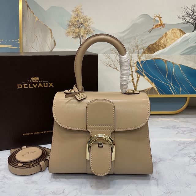 Delvaux original box calfskin brillant mini bag AA0406 sand