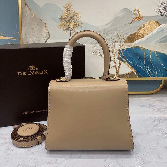 Delvaux original box calfskin brillant mini bag AA0406 sand