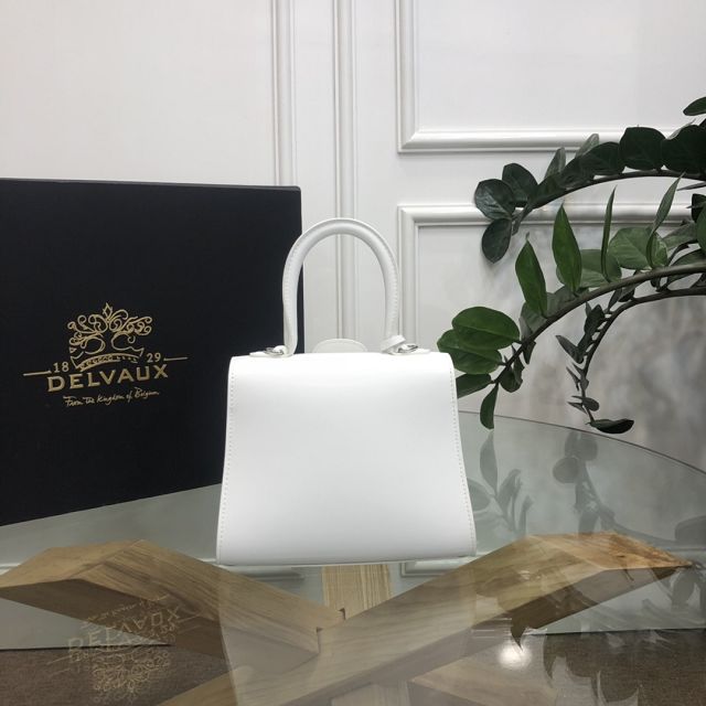 Delvaux original box calfskin brillant mini bag AA0406 white