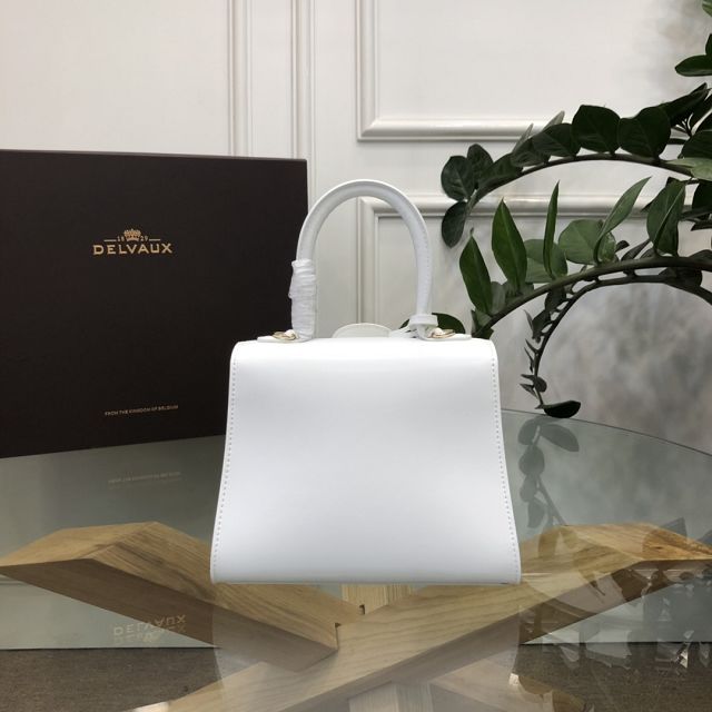 Delvaux original box calfskin brillant mini bag AA0406 white