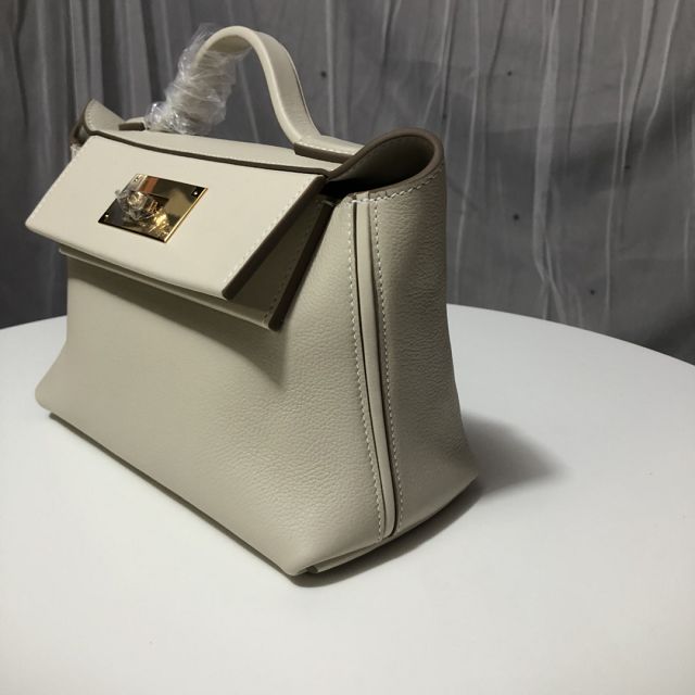 Hermes original togo leather small kelly 2424 bag HH03698 cream