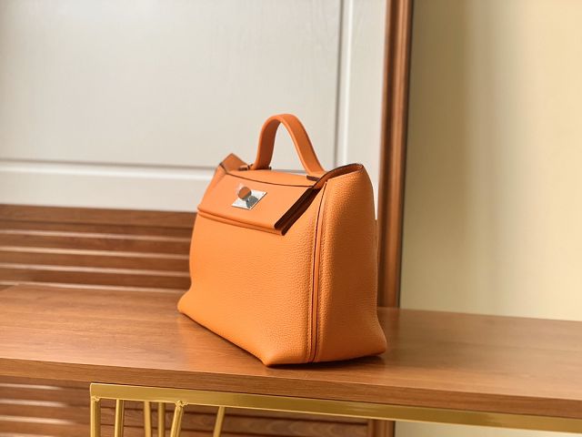 Hermes original togo leather kelly 2424 bag HH03699 orange
