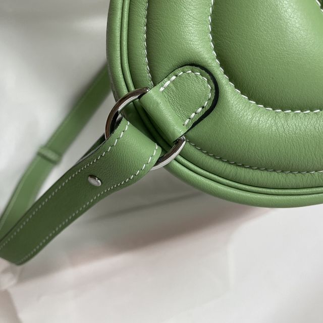 Hermes original swift leather roulis in-the-loop bag HR0019 vert criquet