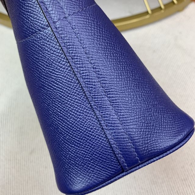 Hermes original epsom leather medium bolide 31 bag B031 royal blue